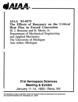 The Effects of Buoyancy on the Critical Heat Flux in Forced Convection M