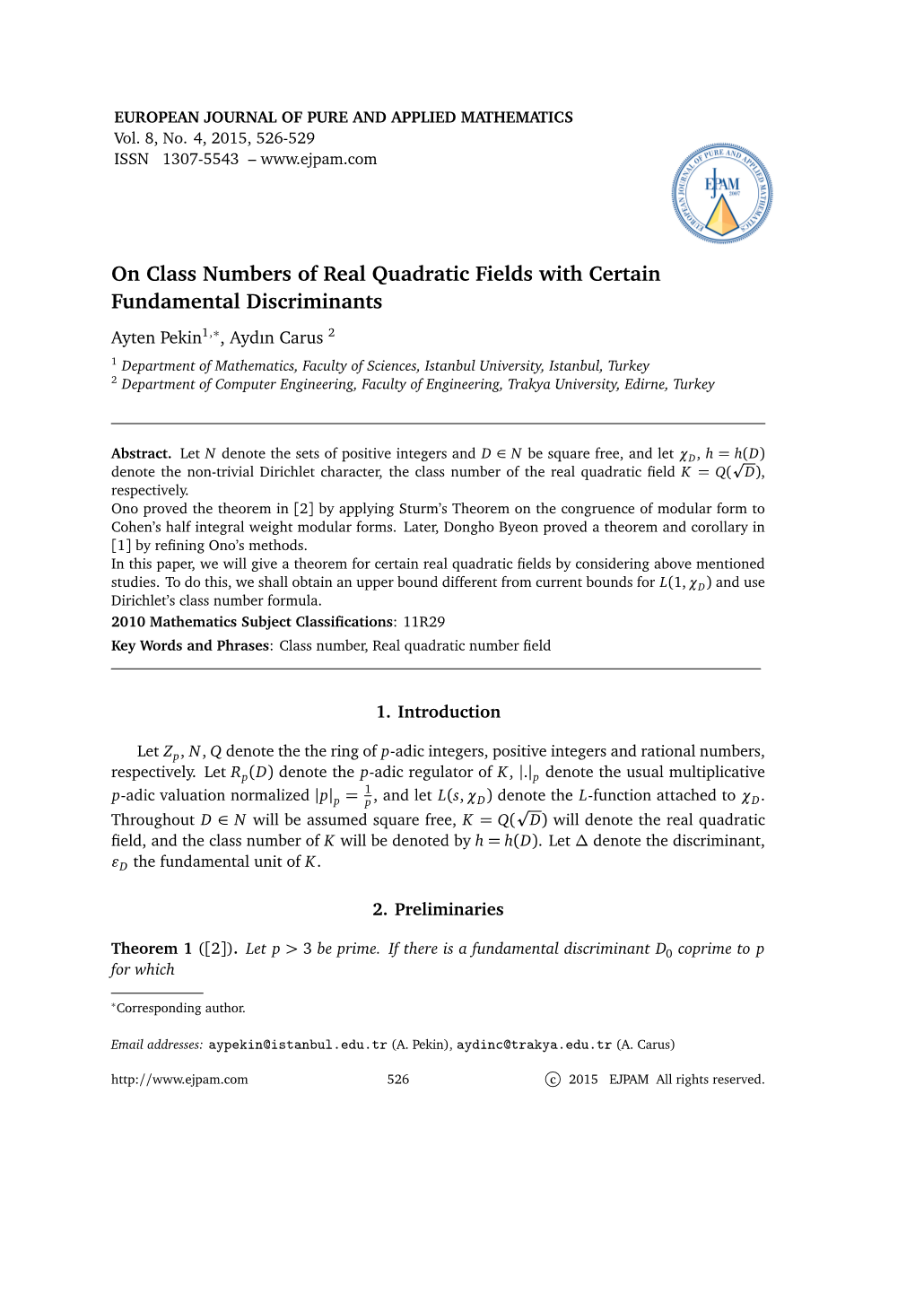 On Class Numbers of Real Quadratic Fields with Certain Fundamental Discriminants