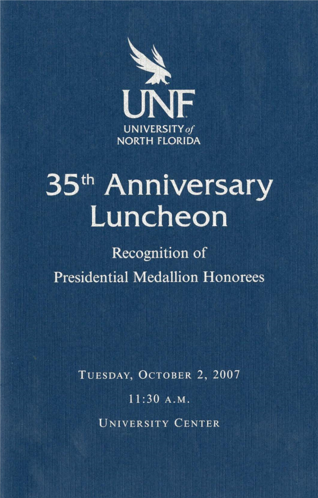 35Th Anniversary Luncheon Program