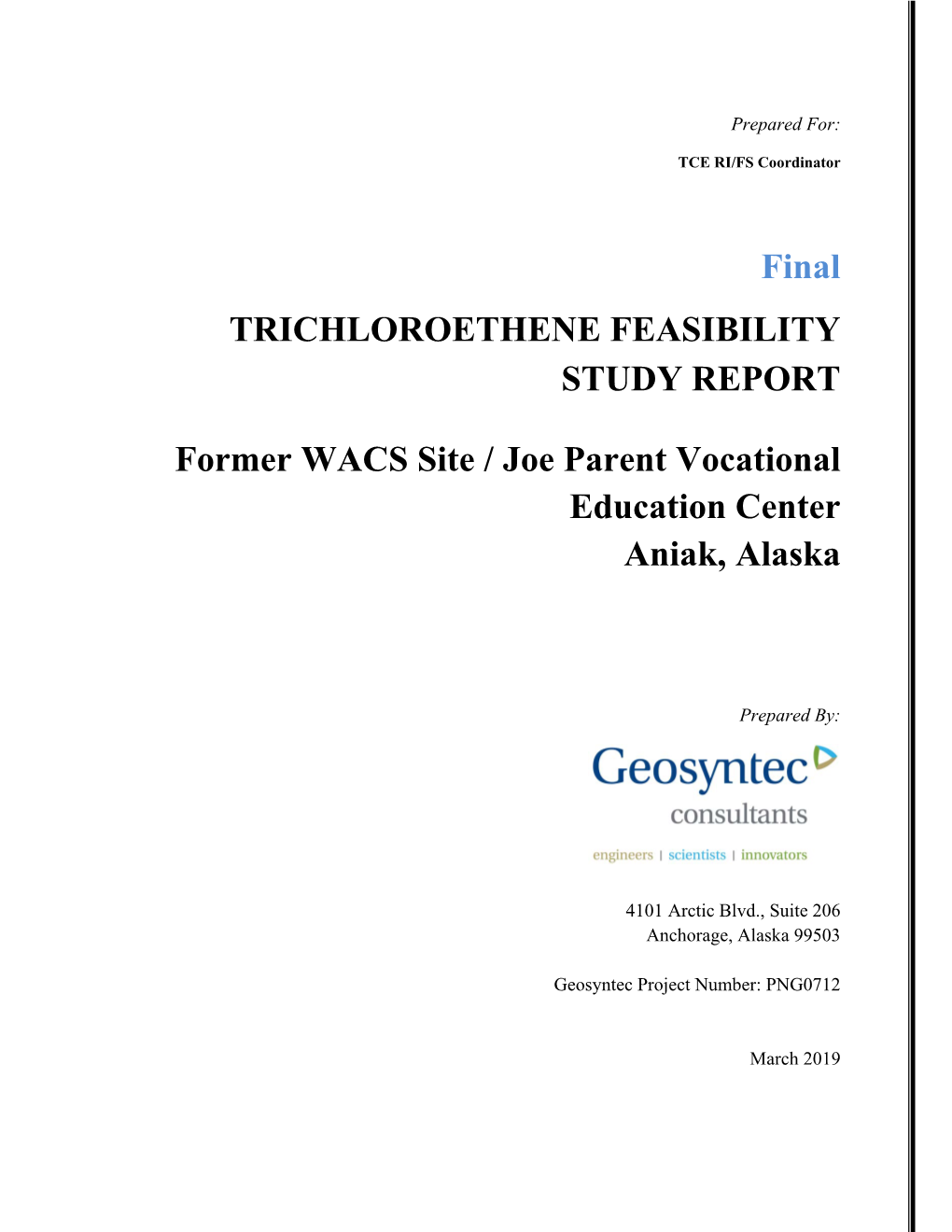 Final Feasibility Study For