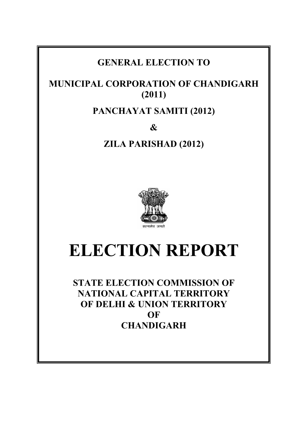 Election Report 2011