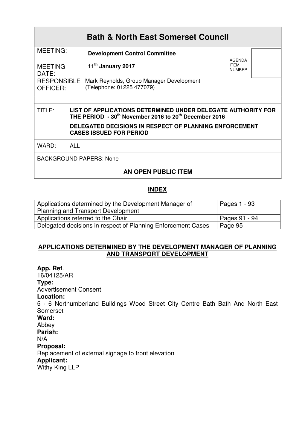 Bath & North East Somerset Council