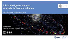 Design for Demise Analysis for Launch Vehicles