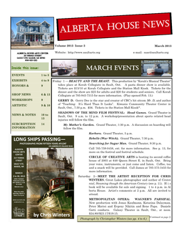 Alberta House News