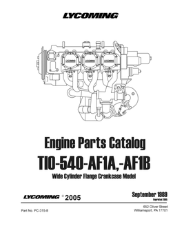 Models Tio-540-Af1a