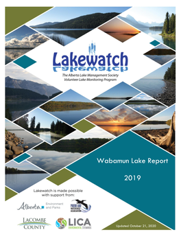 Wabamun Lake Report 2019