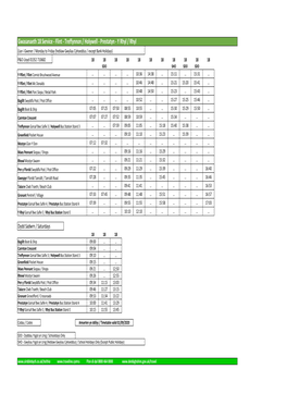 Service 18 Timetable (Flint