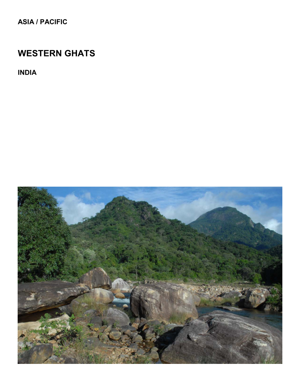 Western Ghats