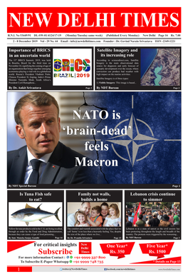 'Brain-Dead' Feels Macron