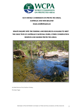 Submission of the IUCN World Commission on Protected Areas (Australia and New Zealand) 1 CONTENTS