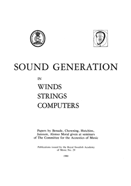 Sound Generation