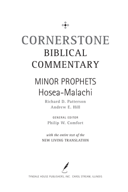 Minor Prophets (Hosea-Malachi)