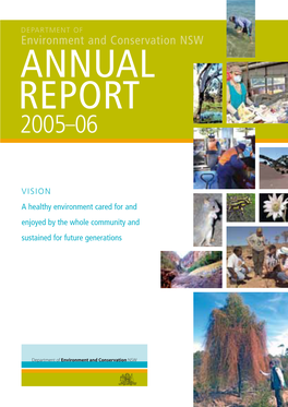 Department of Environment and Conservation NSW Annual Report 2005-6