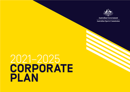 ASC Corporate Plan 2021-25