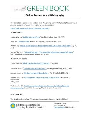 Downloadgreen Book Online Resources and Bibliography