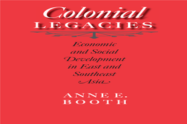 Colonial Legacies “Th E Great Strength of This Book Lies in Its Com- of Related Interest Parative Nature