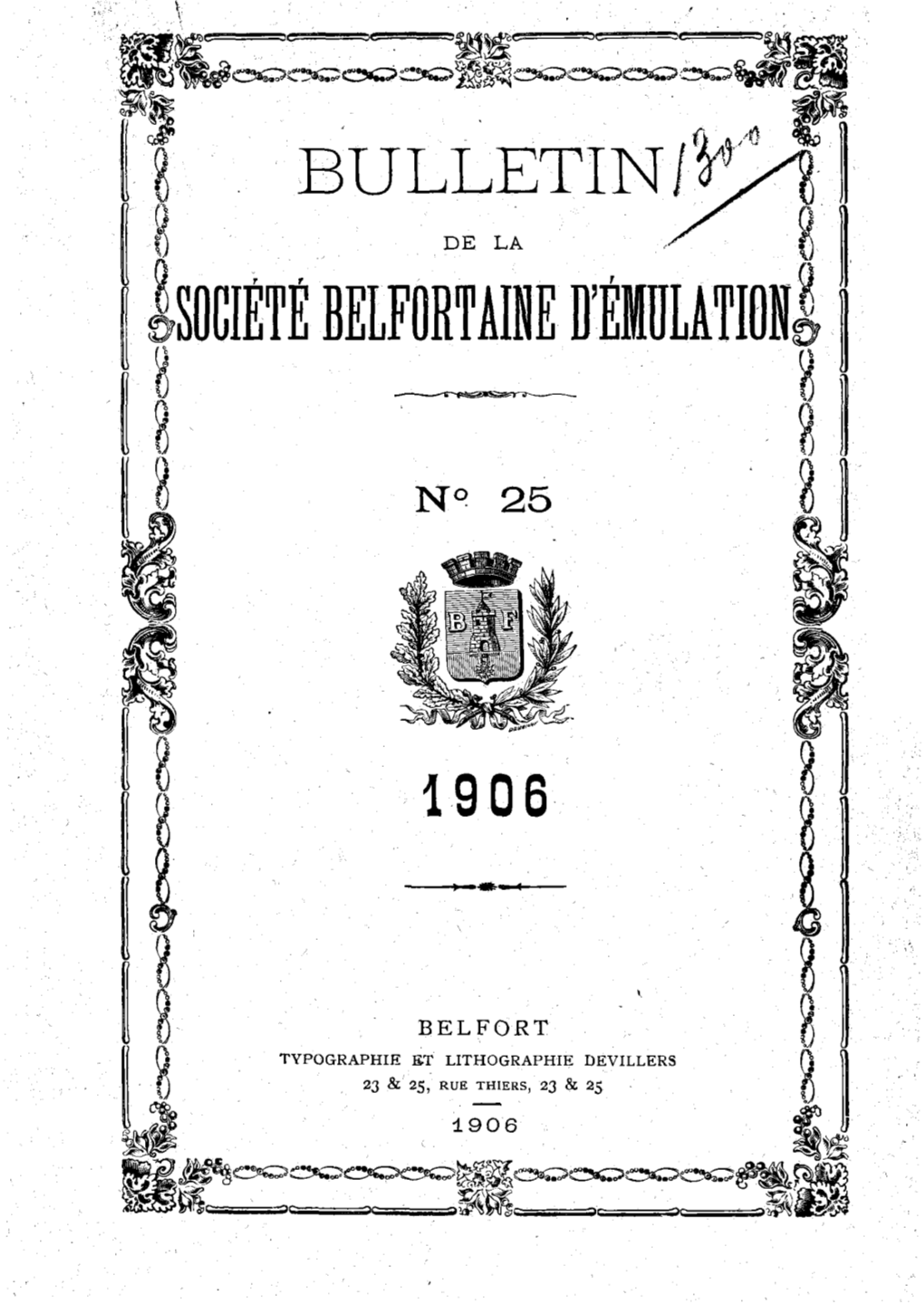 1906 BULLETIN/J>I'