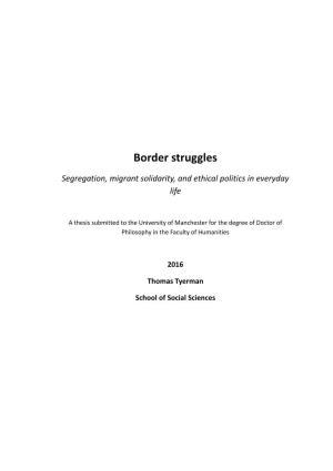 Border Struggles