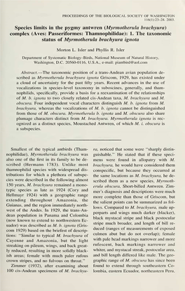 PROCEEDINGS of the BIOLOGICAL SOCIETY of WASHINGTON 116(L):23-28