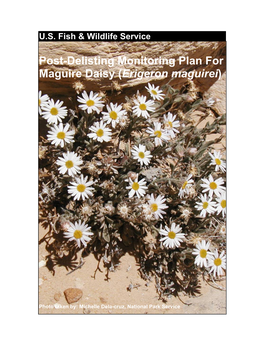 Post-Delisting Monitoring Plan for Maguire Daisy (Erigeron Maguirei)