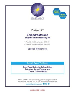 Detectx® Epiandrosterone Enzyme Immunoassay Kit