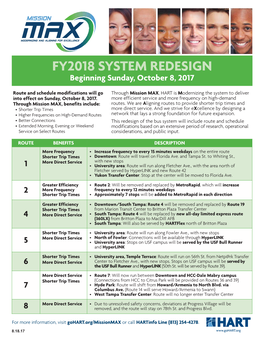 HART Mission MAX FY2018 System Redesign Packet 8.18.17 Layout 1