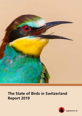 The State of Birds in Switzerland Report 2019 Headlines