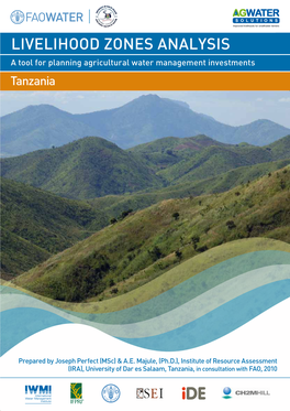 Livelihood Zones Analysis Tanzania