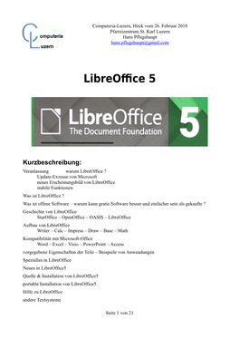 Libreoffice 5