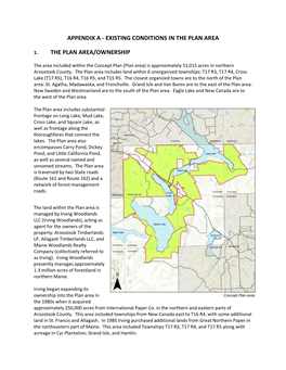 Existing Conditions in the Plan Area