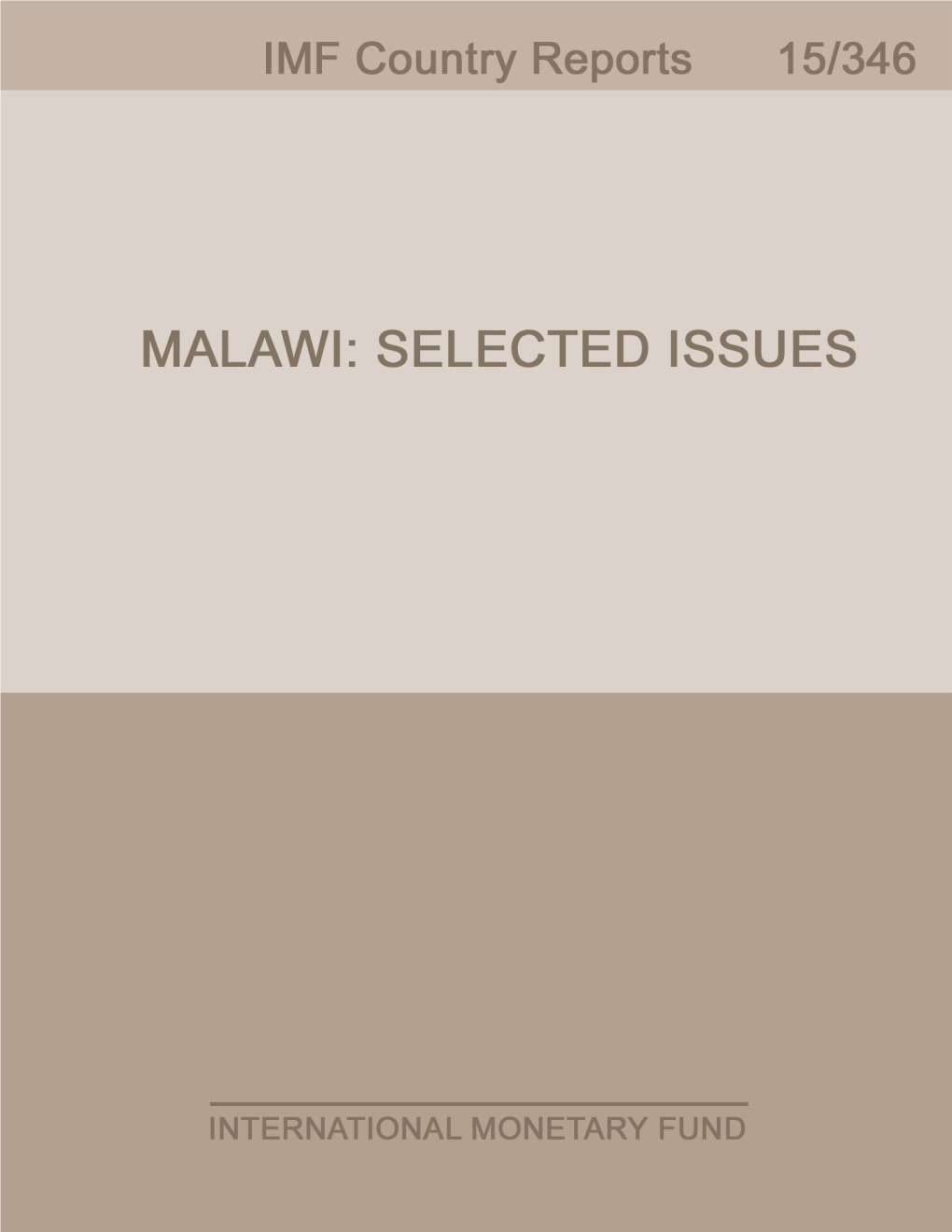Selected Issues