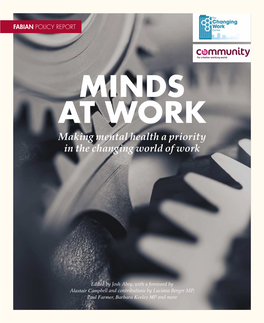MINDS at WORK Making Mental Health a Priority in the Changing World of Work