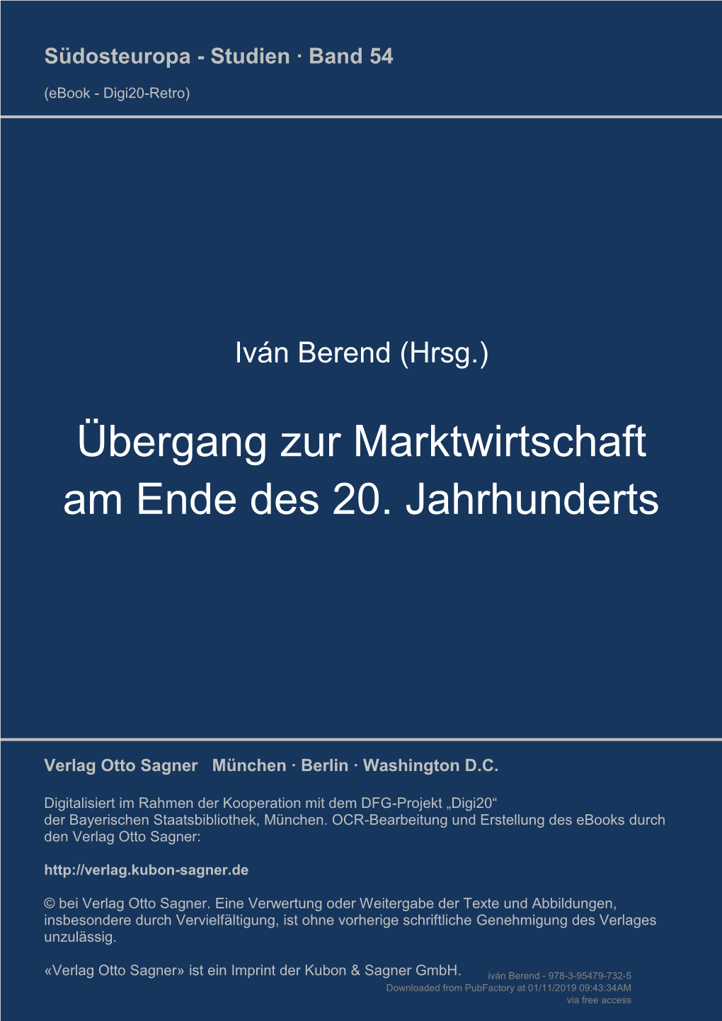 Übergang Zur Marktwirtschaft Am Ende Des 20. Jahrhunderts