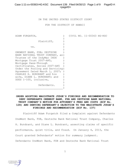 Case 1:11-Cv-00363-HG-KSC Document 139 Filed 04/30/13 Page