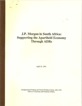 JP Morgan in South Africa