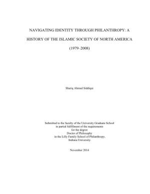 A History of the Islamic Society of North America (1979–2008)