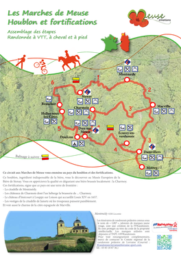 Les Marches De Meuse Houblon Et Fortifications Assemblage Des Étapes Randonnée À VTT, À Cheval Et À Pied