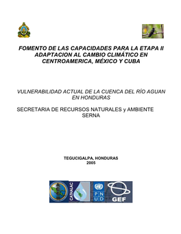 Vulnerabilidad Cuenca Rio Aguan.Pdf (6.625Mb)
