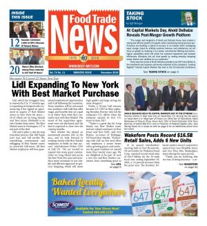 Lidl Expanding to New York with Best Market Purchase