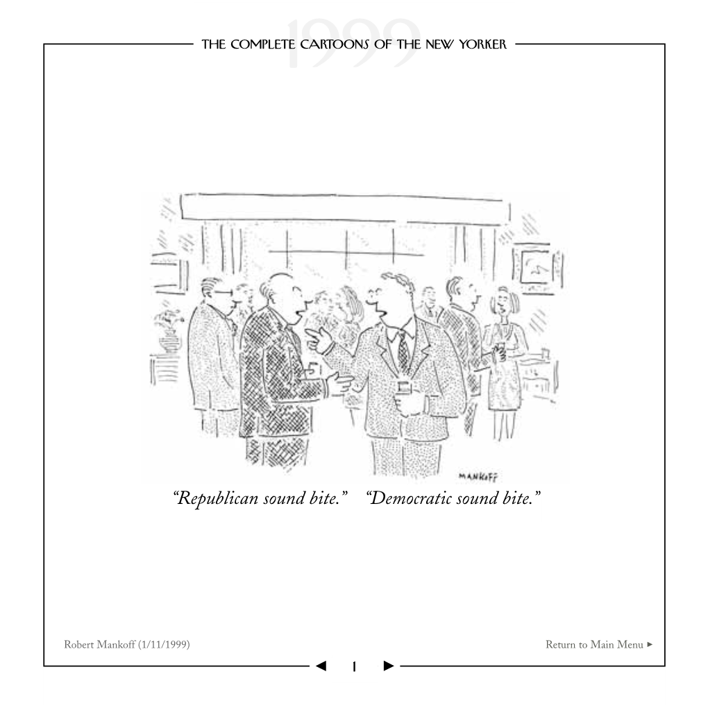 The Complete Cartoons of the New Yorker