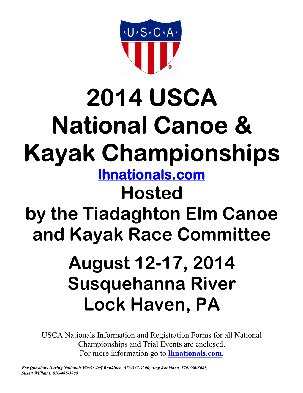 2014 USCA National Canoe & Kayak