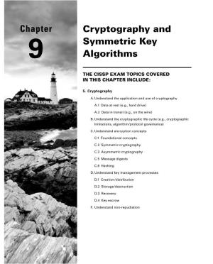 Chapter Cryptography and Symmetric Key Algorithms