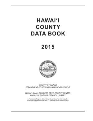 Hawai'i County Data Book 2015