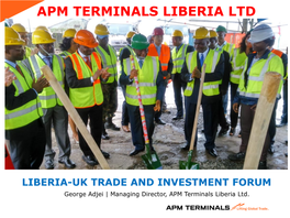 Apm Terminals Liberia Ltd