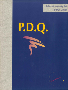 PDQ Manual.Pdf