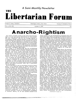 Libertarian Forum