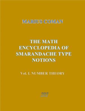 The Math Encyclopedia of Smarandache Type Notions [Vol. I