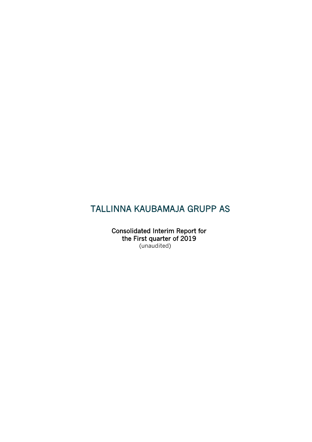 Tallinna Kaubamaja Grupp As