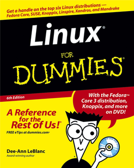 Linux for Dummies 6Th Ed