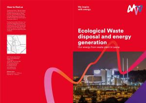 Ecological Waste Disposal and Energy Generation